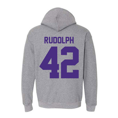 Northwestern - NCAA Women's Lacrosse : Hannah Rudolph - Classic Shersey Hooded Sweatshirt-1