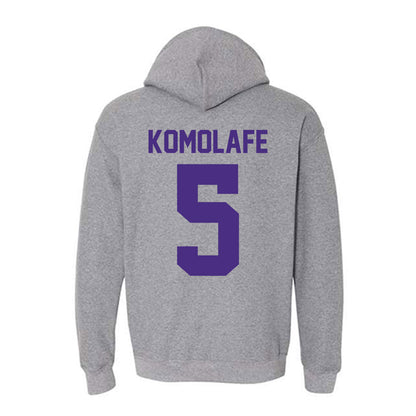 Northwestern - NCAA Football : Caleb Komolafe - Classic Shersey Hooded Sweatshirt-1