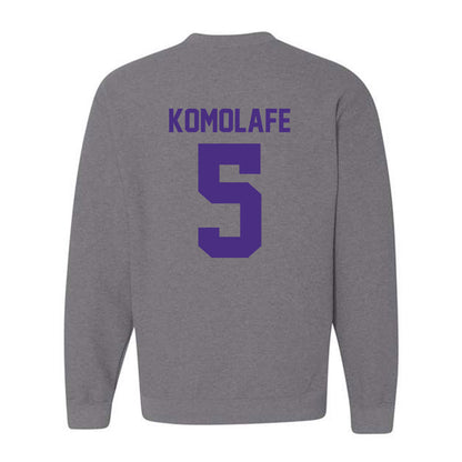 Northwestern - NCAA Football : Caleb Komolafe - Classic Shersey Crewneck Sweatshirt-1