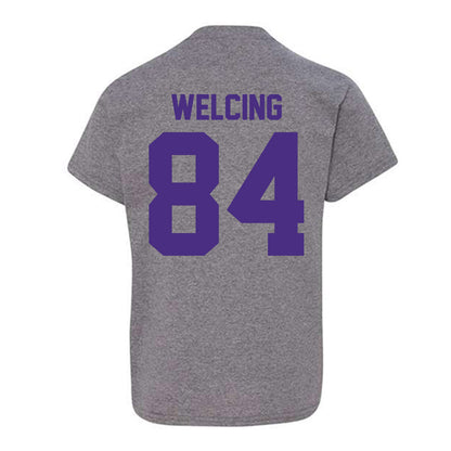 Northwestern - NCAA Football : Hunter Welcing - Classic Shersey Youth T-Shirt-1