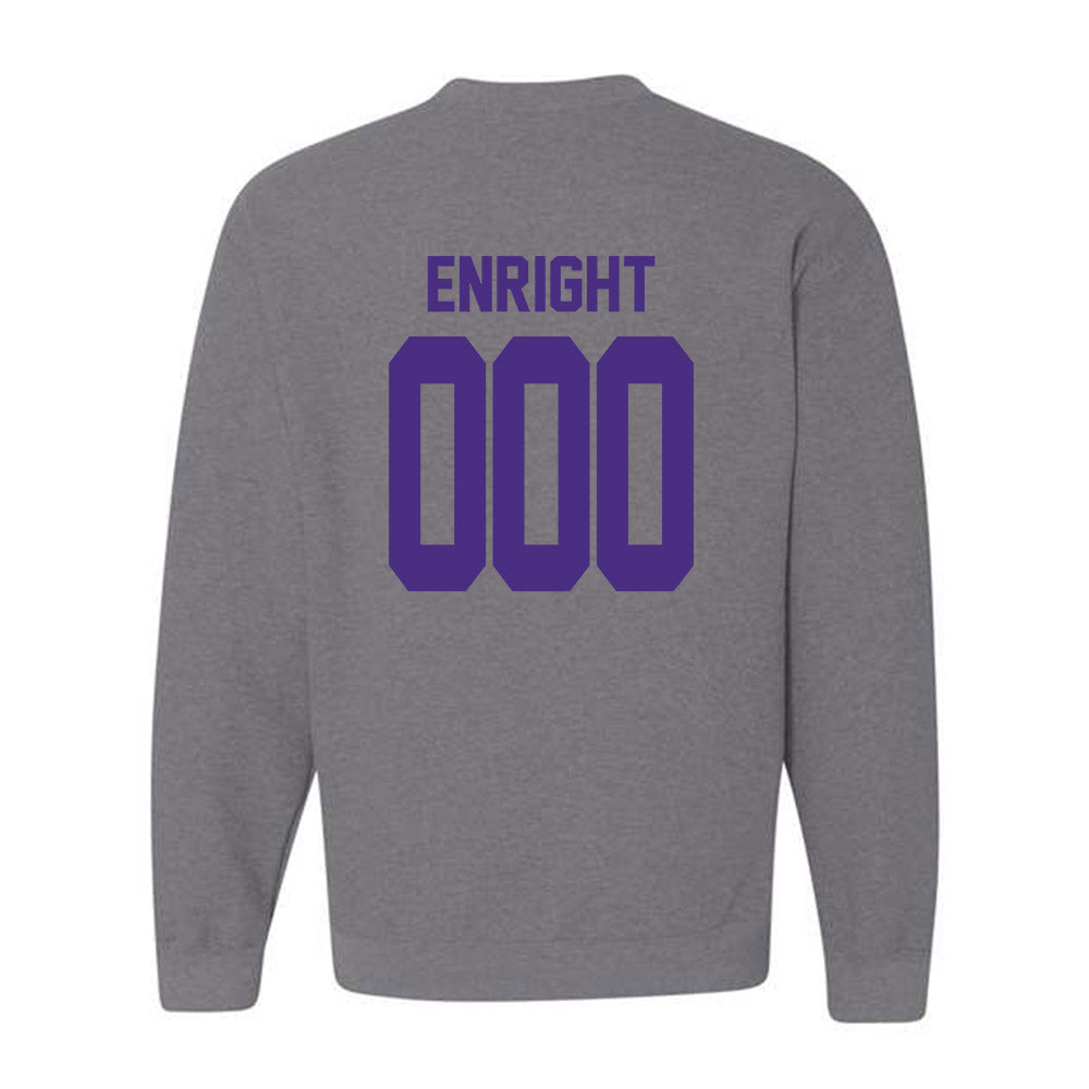 Northwestern - NCAA Wrestling : Eddie Enright - Classic Shersey Crewneck Sweatshirt-1