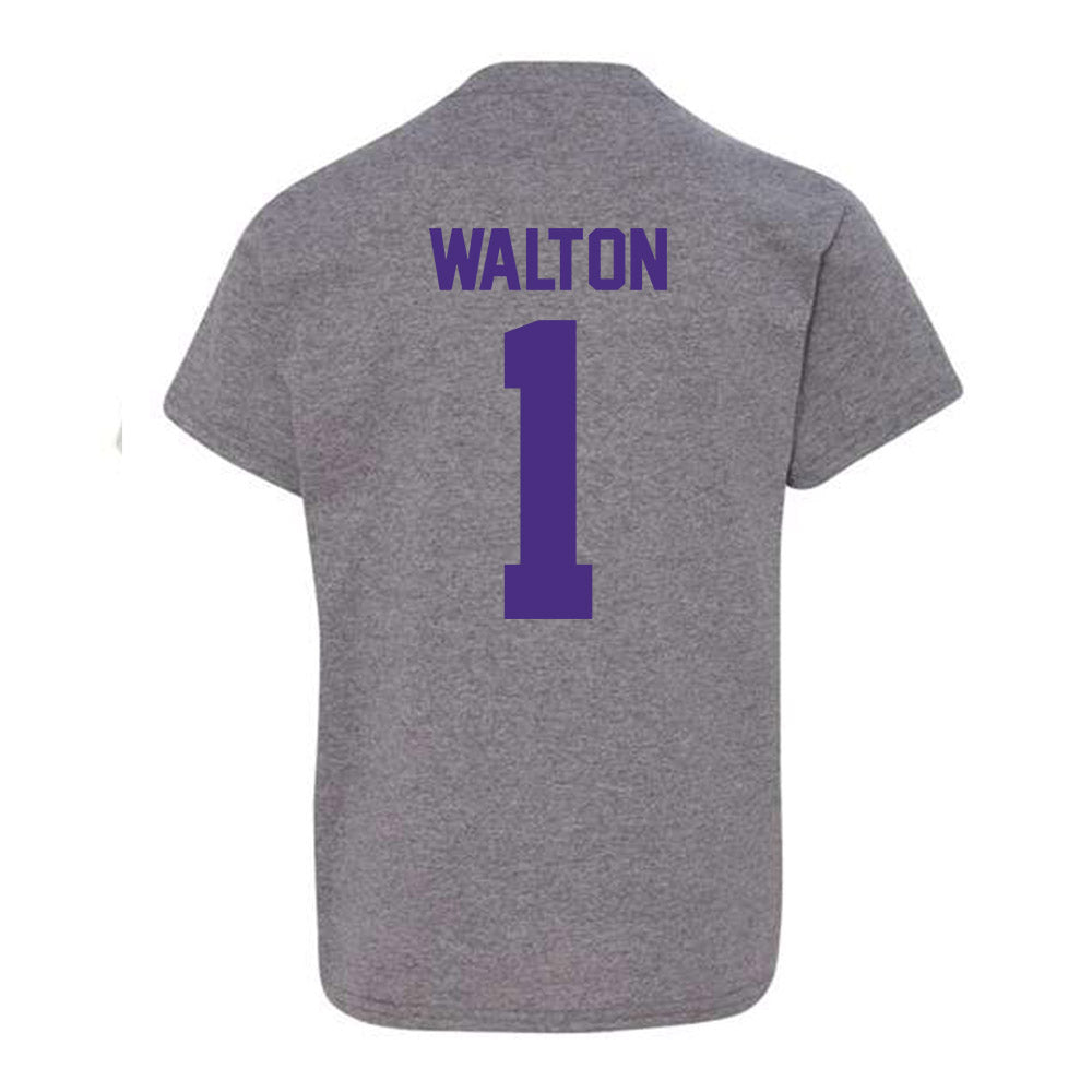 Northwestern - NCAA Women's Basketball : Xamiya Walton - Classic Shersey Youth T-Shirt