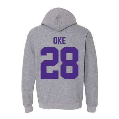 Northwestern - NCAA Football : Timi Oke - Classic Shersey Hooded Sweatshirt-1