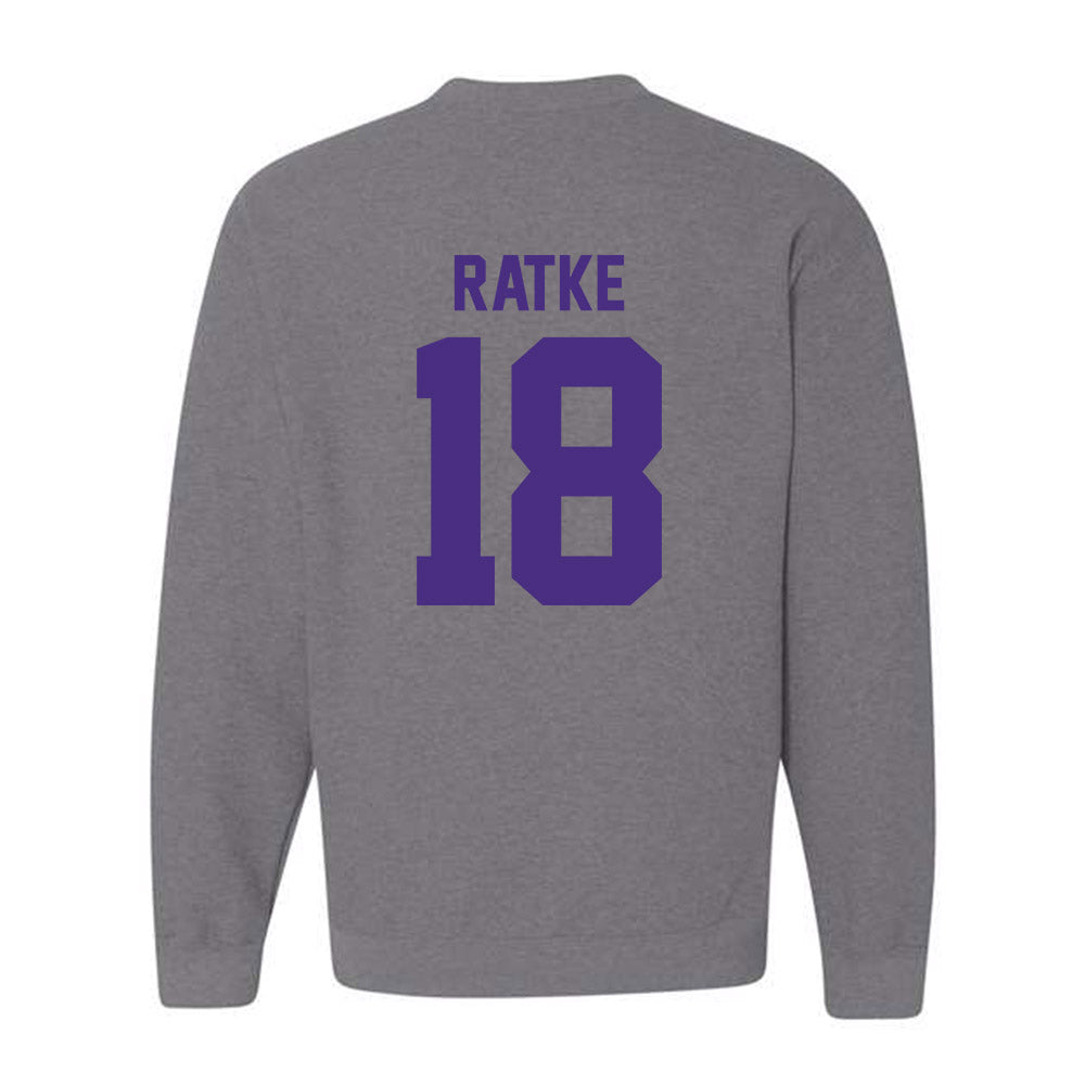 Northwestern - NCAA Women's Lacrosse : Claire Ratke - Classic Shersey Crewneck Sweatshirt-1
