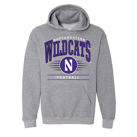 Northwestern - NCAA Football : Landon Lauter - Classic Shersey Hooded Sweatshirt