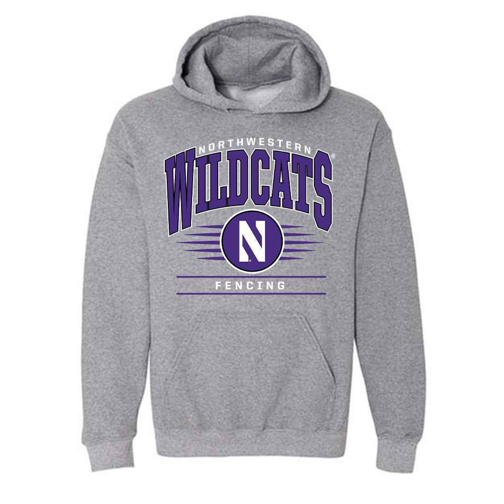 Northwestern - NCAA Women's Fencing : Athina Kwon - Classic Shersey Hooded Sweatshirt