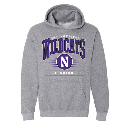 Northwestern - NCAA Women's Fencing : Athina Kwon - Classic Shersey Hooded Sweatshirt