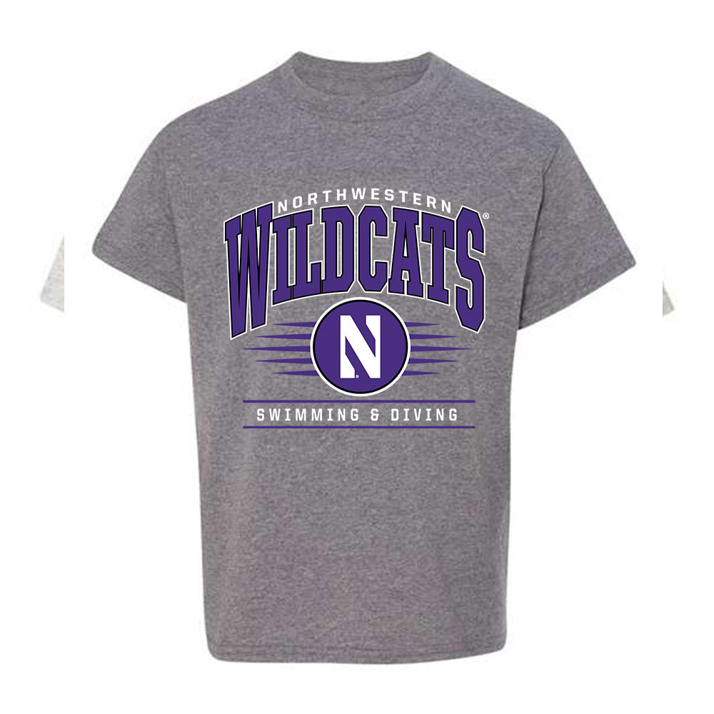 Northwestern - NCAA Men's Swimming & Diving : Stuart Seymour - Classic Shersey Youth T-Shirt
