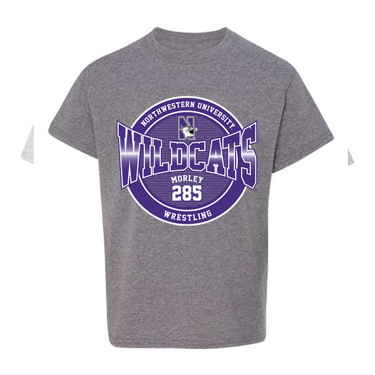 Northwestern - NCAA Wrestling : Dirk Morley - Classic Fashion Shersey Youth T-Shirt