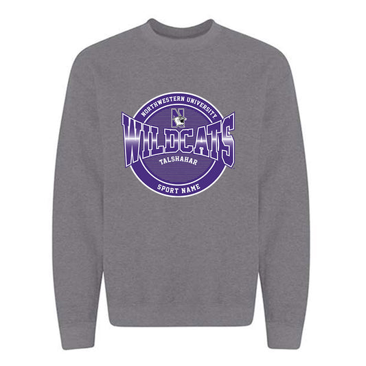 Northwestern - NCAA Wrestling : Frankie Talshahar - Classic Fashion Shersey Crewneck Sweatshirt