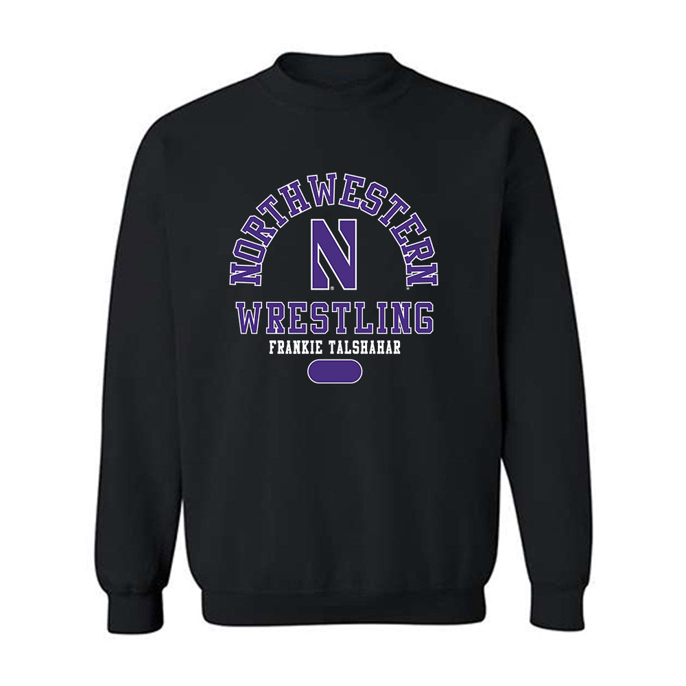 Northwestern - NCAA Wrestling : Frankie Talshahar - Classic Fashion Shersey Crewneck Sweatshirt