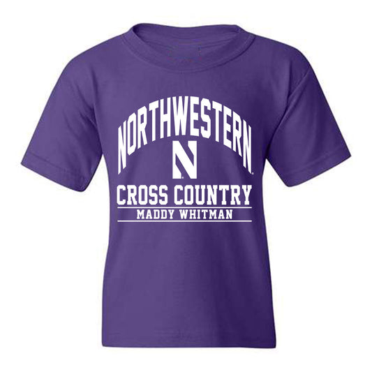 Northwestern - NCAA Women's Cross Country : Maddy Whitman - Classic Fashion Shersey Youth T-Shirt