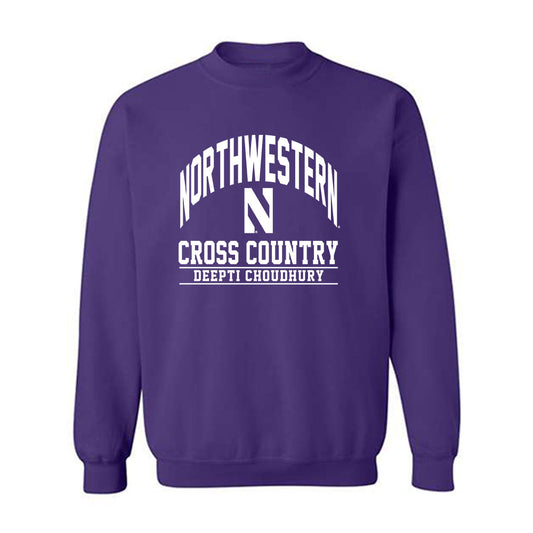 Northwestern - NCAA Women's Cross Country : Deepti Choudhury - Classic Fashion Shersey Crewneck Sweatshirt