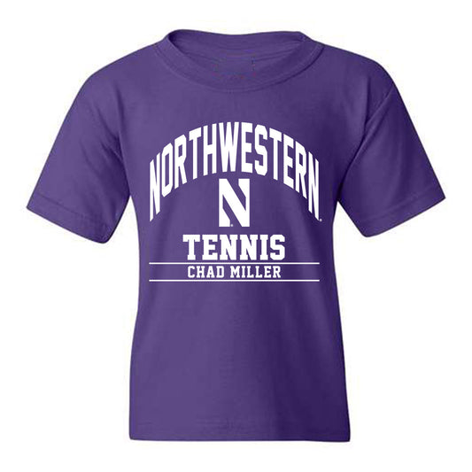 Northwestern - NCAA Men's Tennis : Chad Miller - Classic Fashion Shersey Youth T-Shirt
