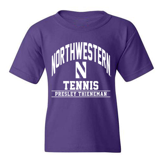 Northwestern - NCAA Men's Tennis : Presley Thieneman - Classic Fashion Shersey Youth T-Shirt
