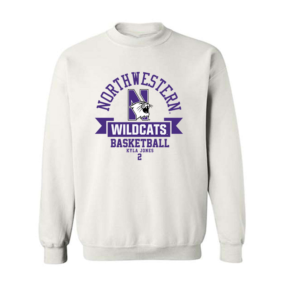 Northwestern - NCAA Women's Basketball : Kyla Jones - Classic Fashion Shersey Crewneck Sweatshirt-0