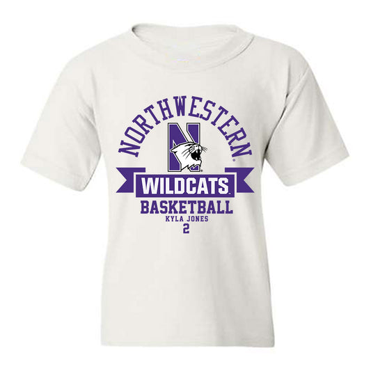 Northwestern - NCAA Women's Basketball : Kyla Jones - Classic Fashion Shersey Youth T-Shirt-0