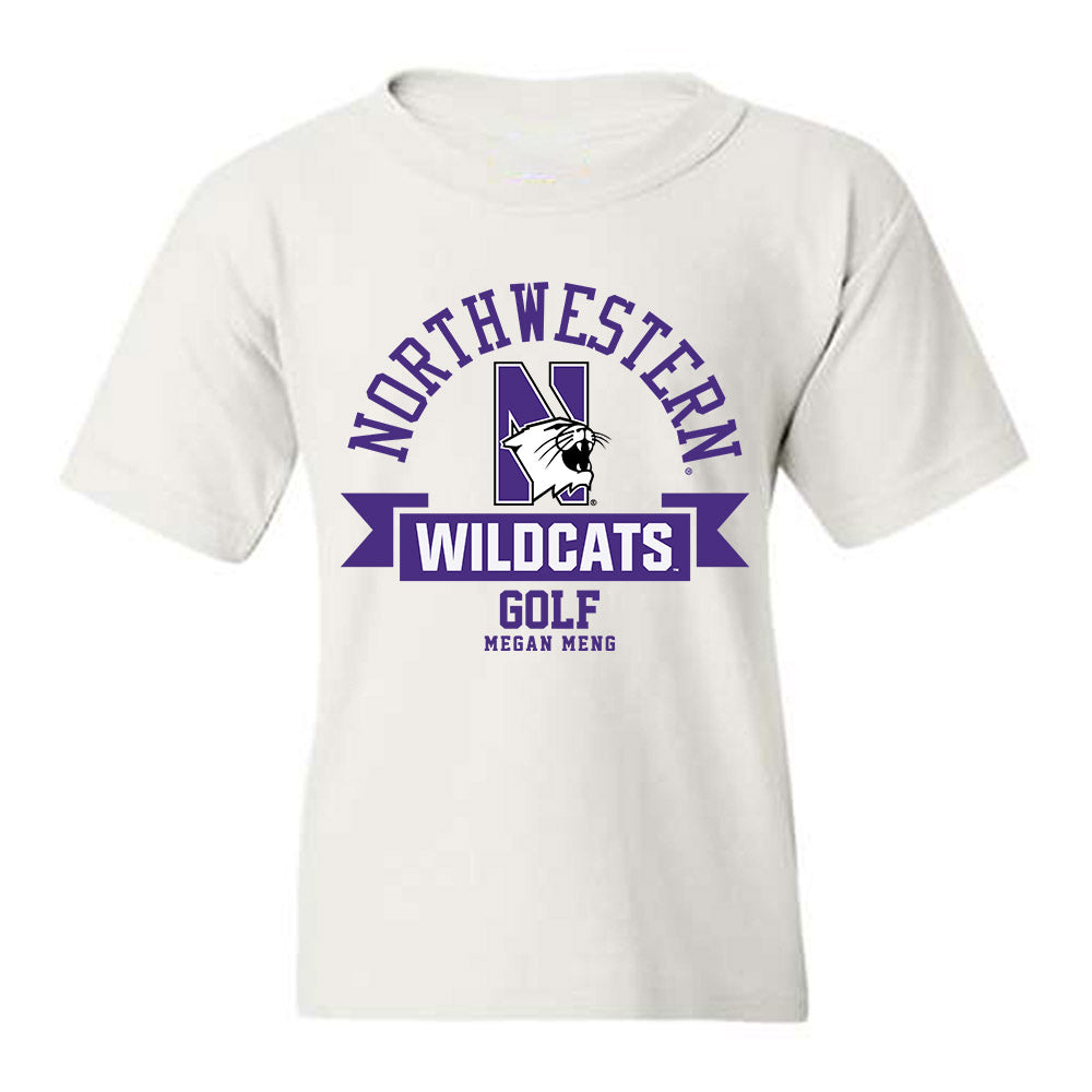 Northwestern - NCAA Women's Golf : Megan Meng - Classic Fashion Shersey Youth T-Shirt-0