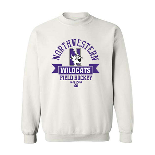 Northwestern - NCAA Women's Field Hockey : Faye Post - Classic Fashion Shersey Crewneck Sweatshirt