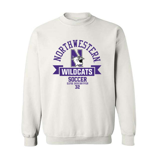 Northwestern - NCAA Women's Soccer : Elyse DeSchryver - Classic Fashion Shersey Crewneck Sweatshirt