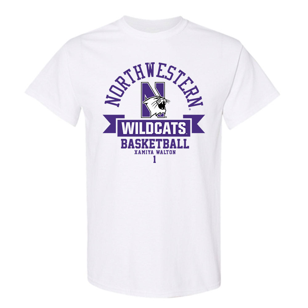 Northwestern - NCAA Women's Basketball : Xamiya Walton - Classic Fashion Shersey T-Shirt