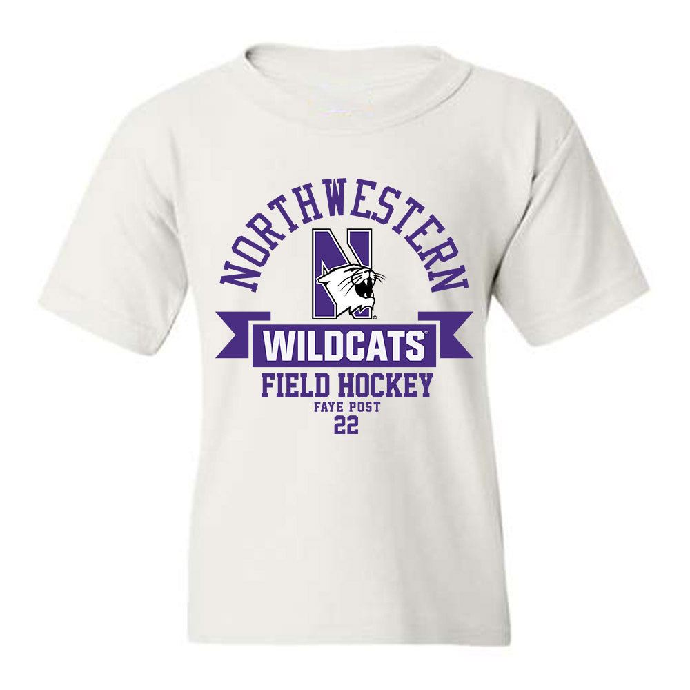 Northwestern - NCAA Women's Field Hockey : Faye Post - Classic Fashion Shersey Youth T-Shirt