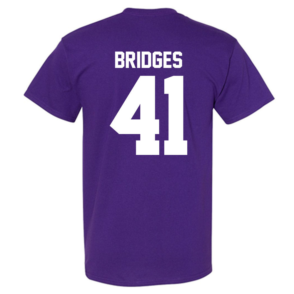 Northwestern - NCAA Baseball : Tommy Bridges - T-Shirt-1