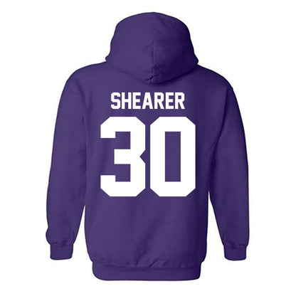 Northwestern - NCAA Baseball : Garrett Shearer - Sports Shersey Hooded Sweatshirt