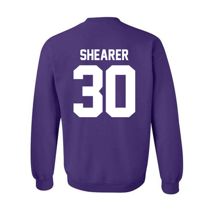 Northwestern - NCAA Baseball : Garrett Shearer - Sports Shersey Crewneck Sweatshirt