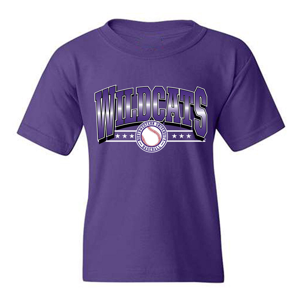 Northwestern - NCAA Baseball : Cooper Joned - Youth T-Shirt-0