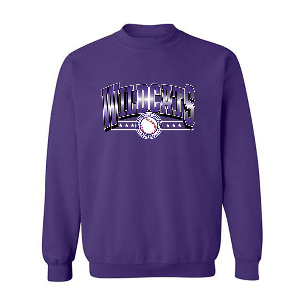 Northwestern - NCAA Baseball : Carter Danz - Crewneck Sweatshirt-0
