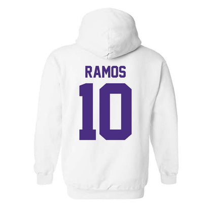 Northwestern - NCAA Baseball : Josh Ramos - Sports Shersey Hooded Sweatshirt