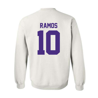 Northwestern - NCAA Baseball : Josh Ramos - Sports Shersey Crewneck Sweatshirt
