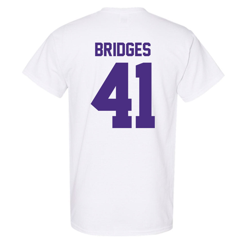 Northwestern - NCAA Baseball : Tommy Bridges - T-Shirt-1