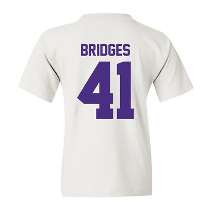 Northwestern - NCAA Baseball : Tommy Bridges - Youth T-Shirt-1