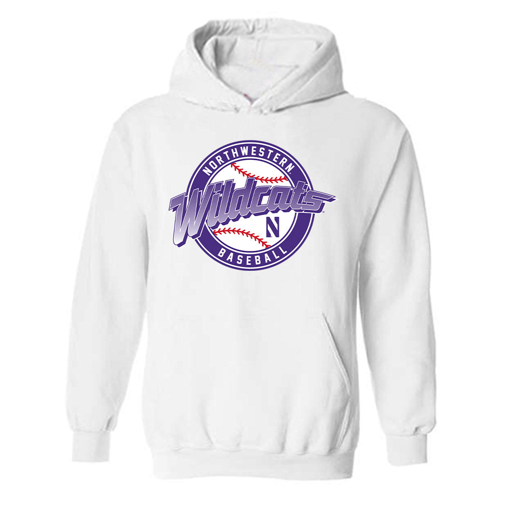 Northwestern - NCAA Baseball : Matt McClure - Sports Shersey Hooded Sweatshirt