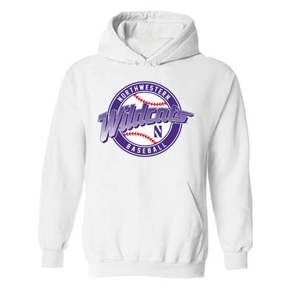 Northwestern - NCAA Baseball : Cooper Joned - Hooded Sweatshirt-0
