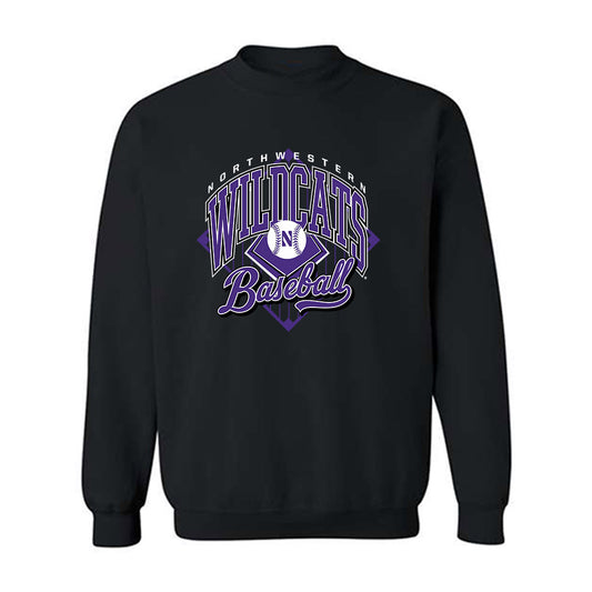 Northwestern - NCAA Baseball : Tommy Bridges - Crewneck Sweatshirt-0