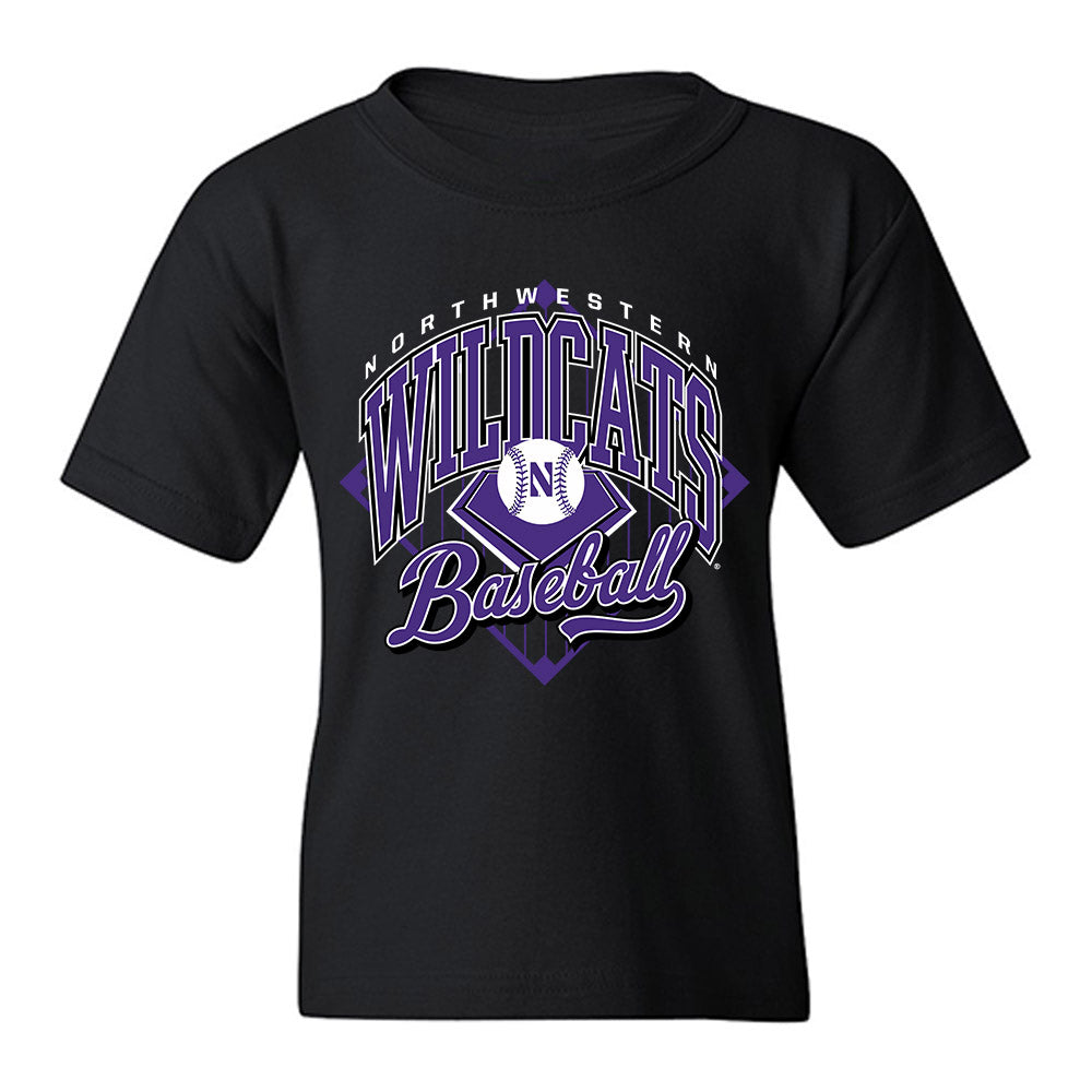 Northwestern - NCAA Baseball : Tommy Bridges - Youth T-Shirt-0