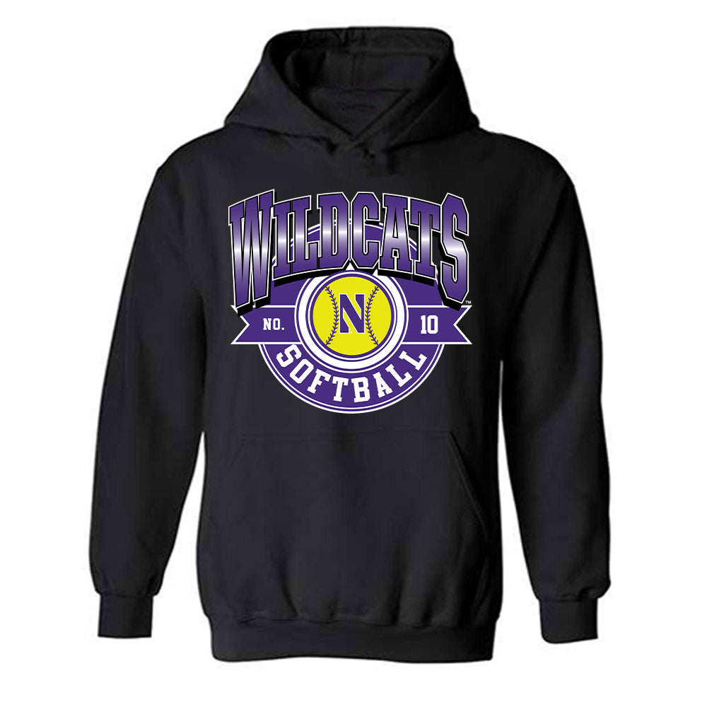 Northwestern - NCAA Softball : Kansas Robinson - Sports Shersey Hooded Sweatshirt