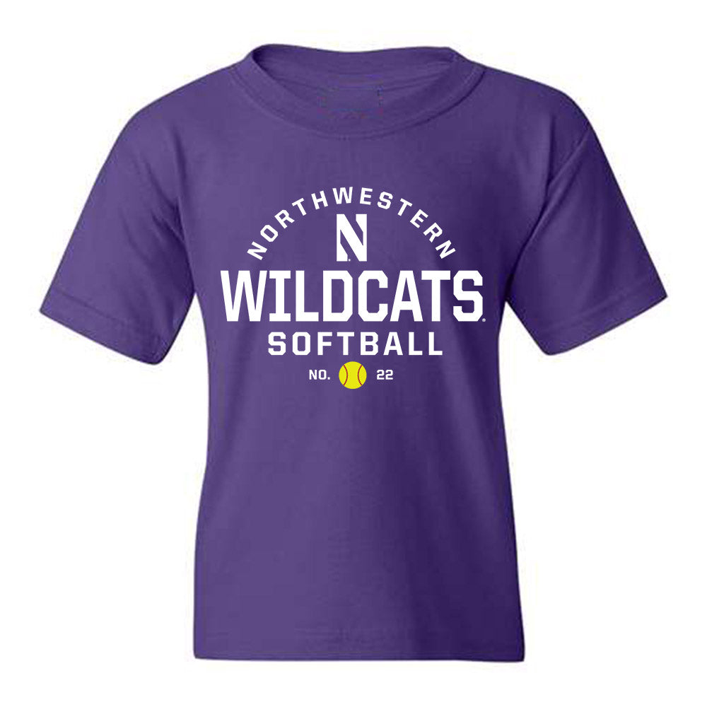 Northwestern - NCAA Softball : Grace Nieto - Sports Shersey Youth T-Shirt