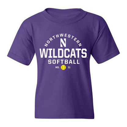 Northwestern - NCAA Softball : Riley Grudzielanek - Sports Shersey Youth T-Shirt-0