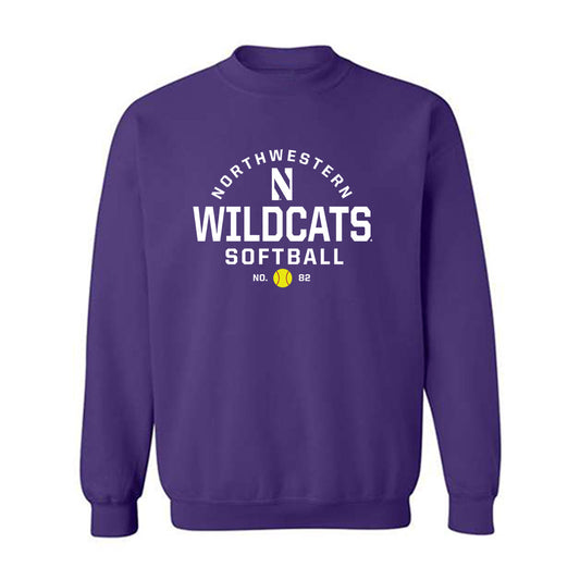 Northwestern - NCAA Softball : Grace Minarovic - Sports Shersey Crewneck Sweatshirt-0