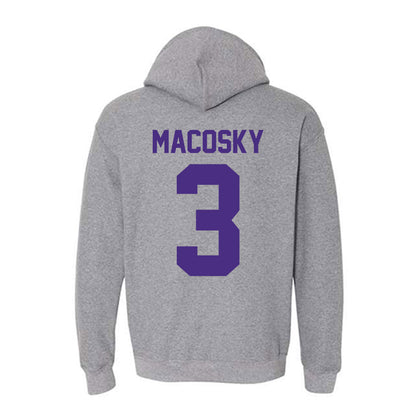 Northwestern - NCAA Softball : Laine Macosky - Sports Shersey Hooded Sweatshirt-1