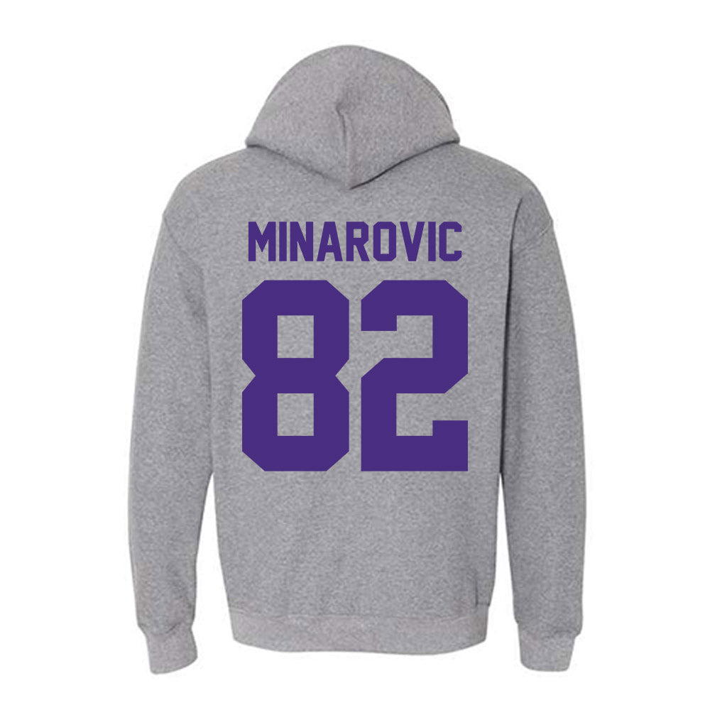 Northwestern - NCAA Softball : Grace Minarovic - Sports Shersey Hooded Sweatshirt-1