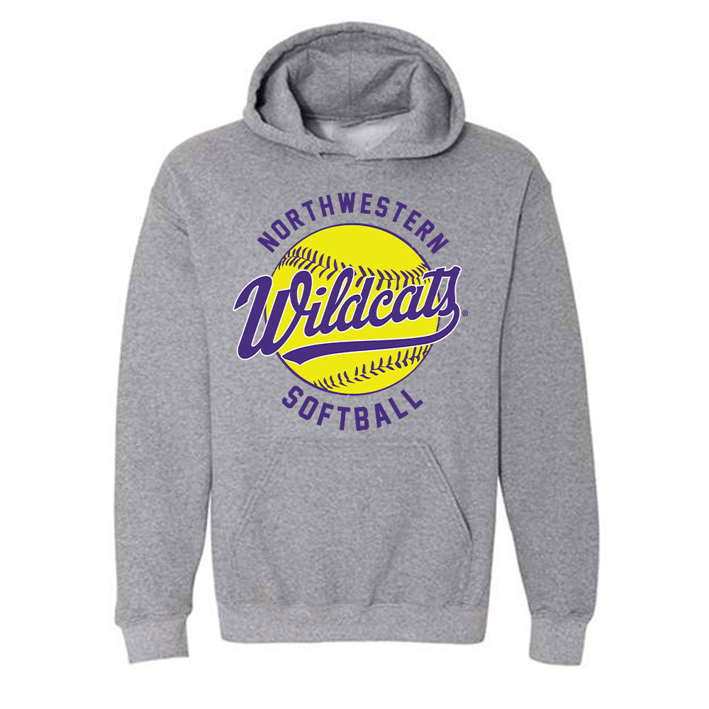 Northwestern - NCAA Softball : Kaylie Avvisato - Sports Shersey Hooded Sweatshirt-0