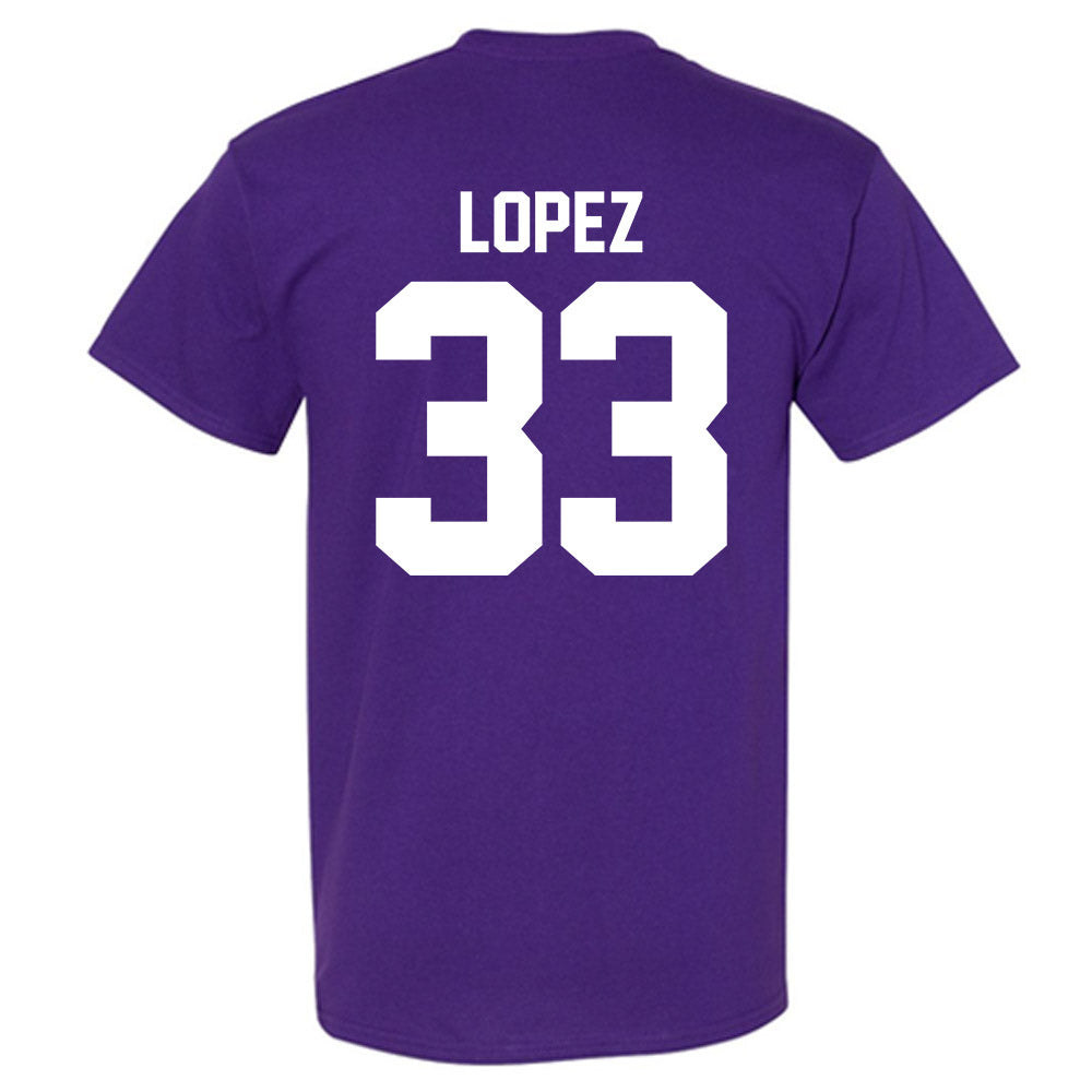 Northwestern - NCAA Women's Basketball : Amparo Lopez - Sports Shersey T-Shirt-1