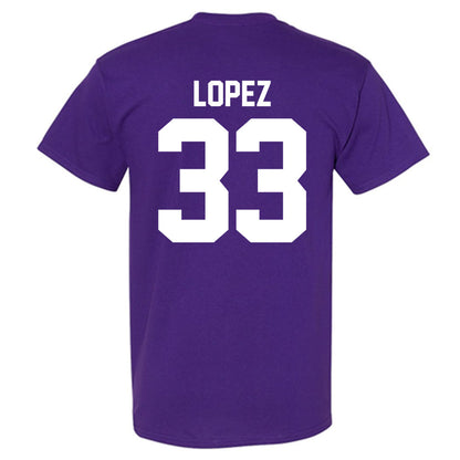 Northwestern - NCAA Women's Basketball : Amparo Lopez - Sports Shersey T-Shirt-1