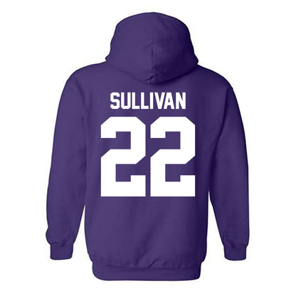 Northwestern - NCAA Women's Basketball : Grace Sullivan - Sports Shersey Hooded Sweatshirt
