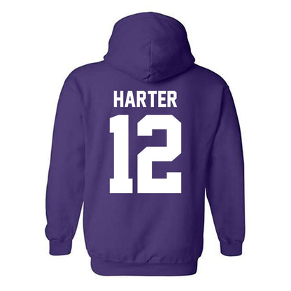 Northwestern - NCAA Women's Basketball : Casey Harter - Sports Shersey Hooded Sweatshirt